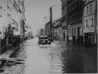 Hochwasser Dom Steinweg 1930